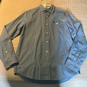 Men’s Hurley Light Blue Long Sleeve Button-Down shirt size Small.
